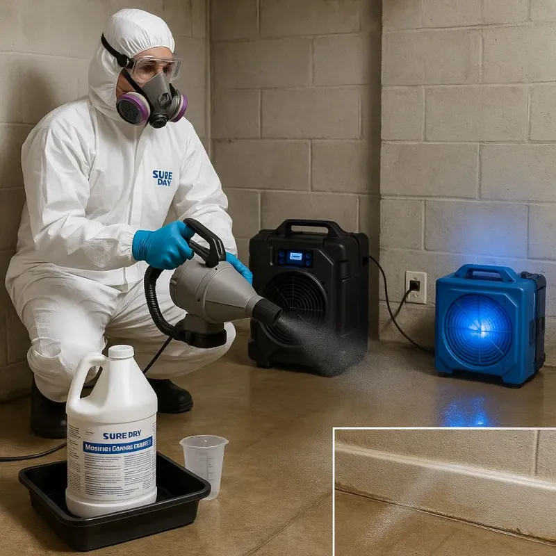 Sanitization and Odor Removal process in Pine, AZ