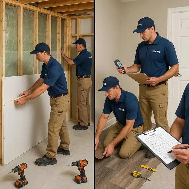 Repairs and Reconstruction process in Pine, AZ